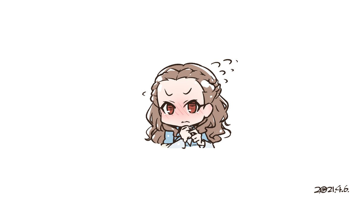 神谷奈緒 「せきめん裕美? 」|あずまうどのイラスト