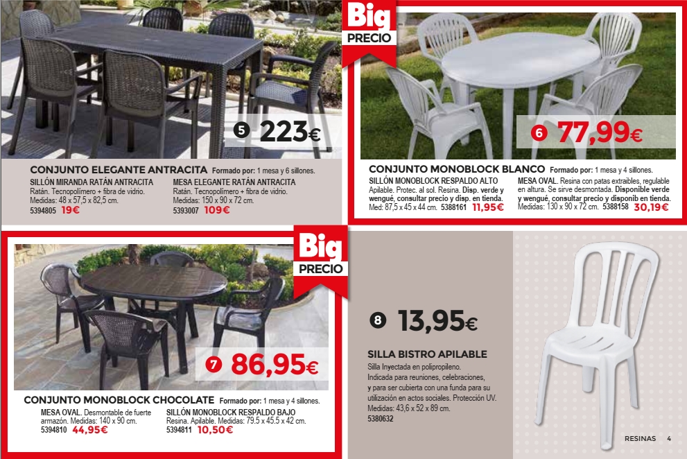 Big_Mat_Rod_Olm's tweet photo. Conjuntos de mesas y sillas para jardín y terrazas 🪑🌞

¡Haz de tu jardín un paraíso con #BigMat! 😜

🔗 Nuevo catálogo: https://t.co/DXHtNF7n2s

#Calasparra #RodriguezOlmos https://t.co/mfe8W1oy1I