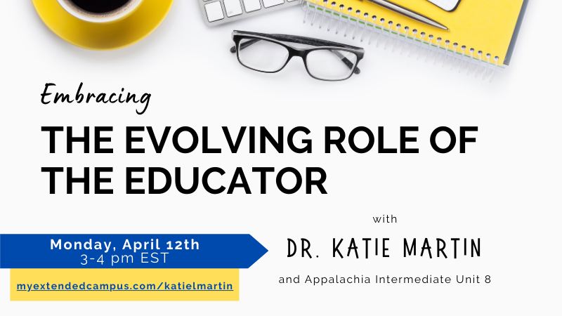 chrisdavisedu's tweet photo. Just a few days... join us in our next webinar with @katiemartinedu. Register now! https://t.co/iYS1ATCUpp https://t.co/tyPYTcvdQY