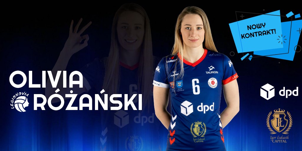 Olivia Różański z powołaniem do reprezentacji Polski🇵🇱 i kontraktem na sezon 2021/22 w barwach DPD IŁCapital Legionovii!