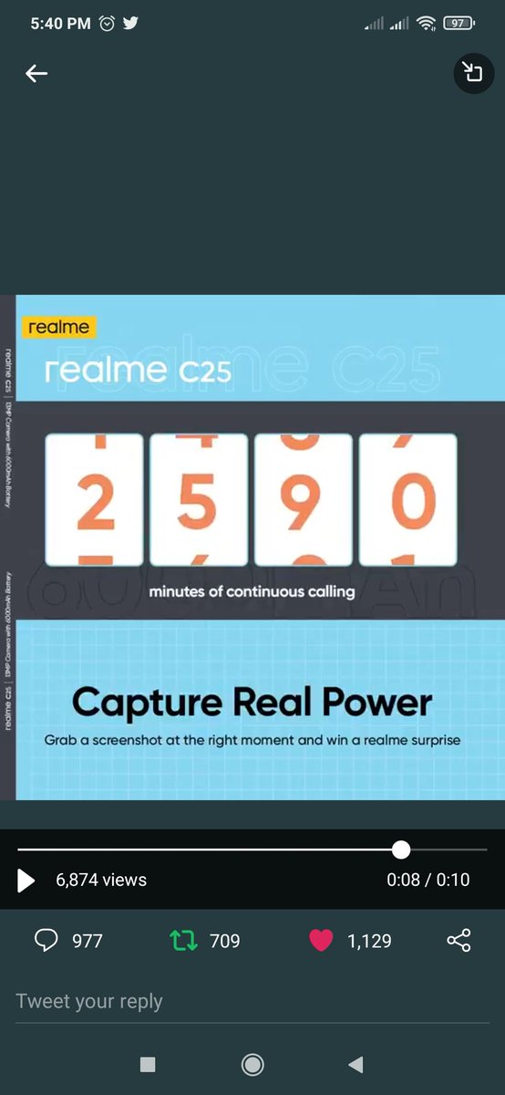 glorious_mess86's tweet photo. @realmeIndia 2590 minutes of continuous calling

#RealmeC25 #UnlockRealPower #EntertainmentKaTripleDhamaka 
@MadhavSheth1 

@Antony0762 @joydiphazarika @sengodan4 @kkutyy @SushmaSonu333 @sameerghazi11 https://t.co/gs4u6ImWTf