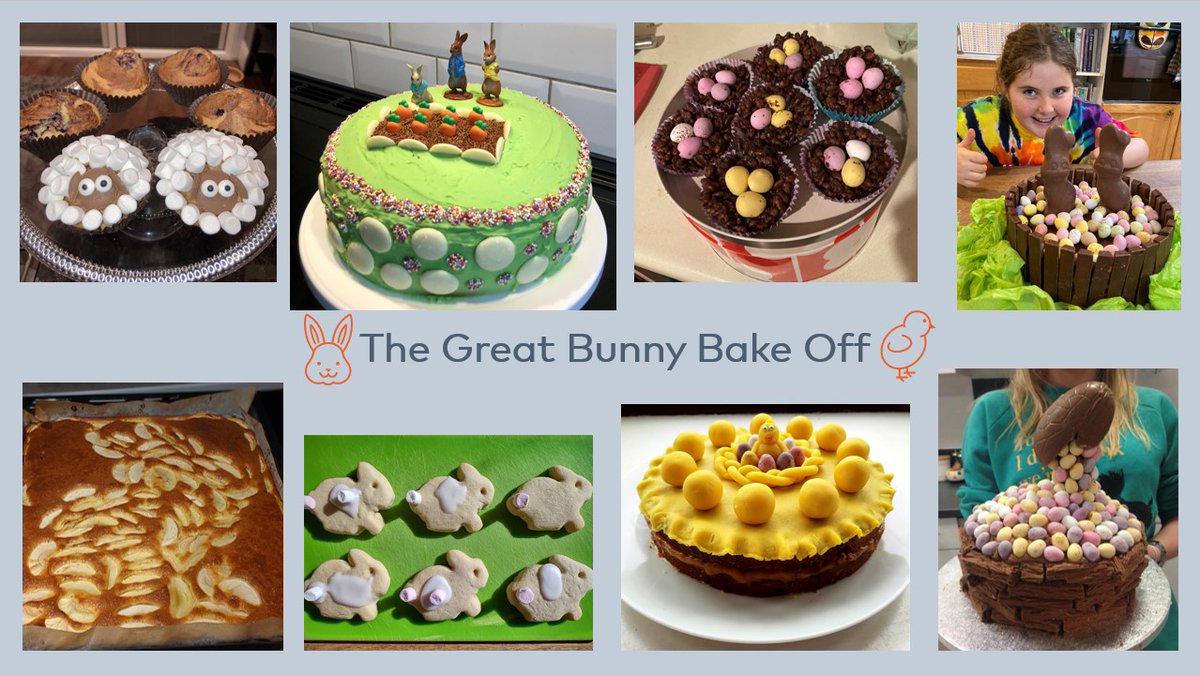 Geolytix's tweet photo. What did you get up to this Easter long-weekend? 🐰

We decided to run our very own Geolytix Great Bunny Bake Off - we're struggling to pick a winner!

Now back to work, with a lot of cake to fuel us along the way 🍰
#Easter2021 #bakeoff #tuesdaymotivations #Teamspirit https://t.co/qbAveHNDni