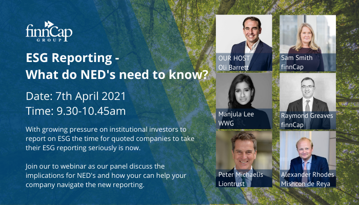 WorldWide_Gen's tweet photo. Don't miss this essential event from our partner @finnCap:
'ESG Reporting: What do NEDs need to know?', taking place tomorrow (7th April) at 0930 GMT.
#finncap #ESG #NED #Reporting https://t.co/qiDiLkcfd8