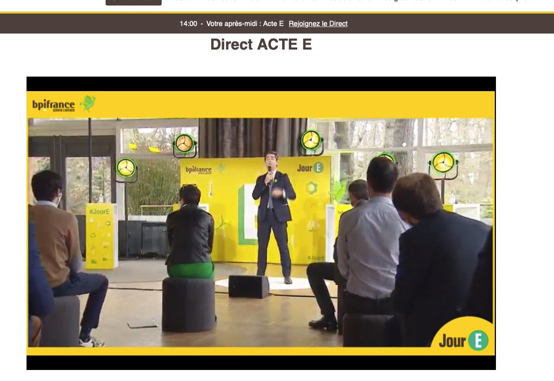 <a href="/Bpifrance/">Bpifrance</a> #JourE Pour aller plus vite, ne faut-il pas commencer par sortir des bureaux, là de l’autre côté des baies et aller au contact de la nature 🌳, la toucher, la sentir, s’émerveiller de sa fragilité ... la seule condition pour en prendre soin 😉 <a href="/canopsia/">Canopsia</a>