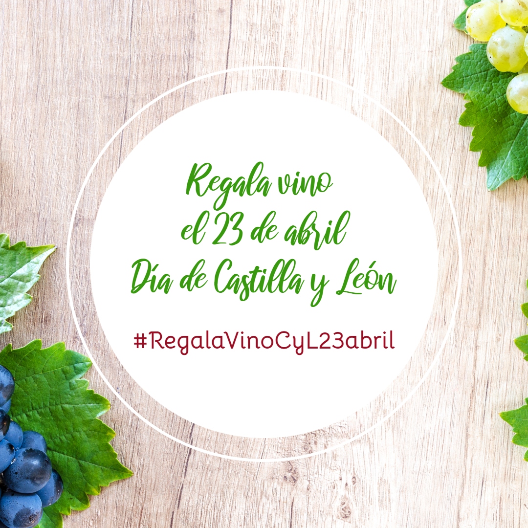 🍇 El 23 de abril #DíadeCastillayLeón regala vino 🍷 La @RVSierraFrancia se suma a la campaña de @RutaVinoVerdejo para que traspase lo lúdico y festivo y sea una propuesta necesaria para apoyar al sector del vino en plena pandemia por #COVID19  #RegalaVinoCyL23abril @CyLesVida