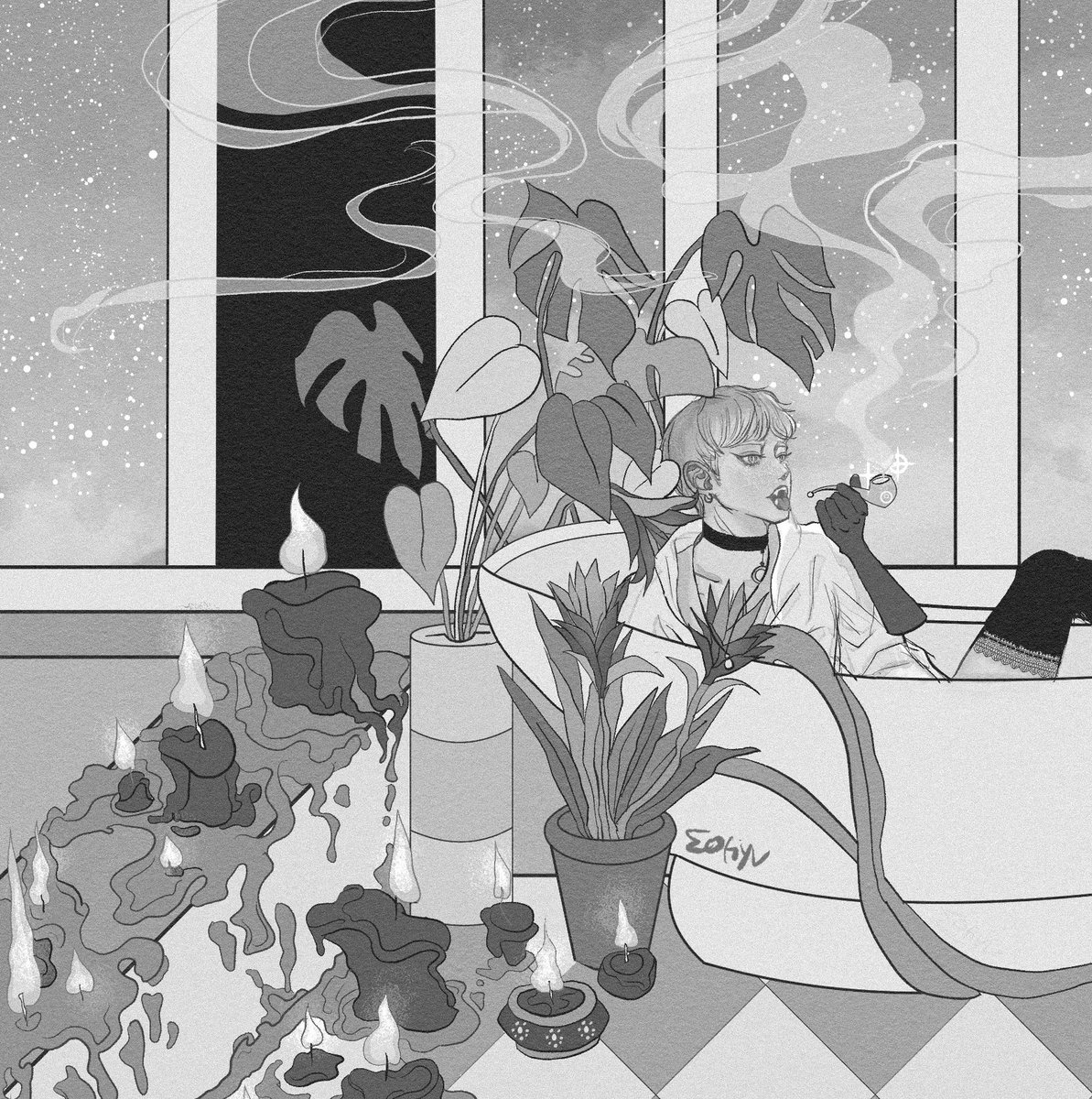 eofiyv's tweet image. Canto 10: Kokobop Jongdae laying in a tub surrounded by flames. 
#DaevineComedyFest #CHEN @portraitsofCHEN