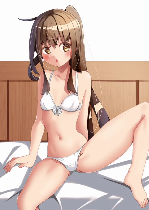 #艦これ文月ちゃん描きました～～～～ー 
