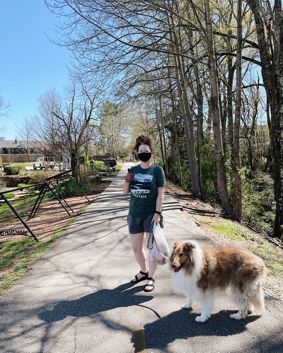 UpstateForever's tweet photo. Post your Virtual Cleanup Challenge photo by Thursday for a chance to win our first weekly drawing! Tag #cleanupstateforever and you could win a "Be the Upstate" Nalgene bottle &amp; t-shirt like the one Megan B. is wearing here while picking up along the Swamp Rabbit Trail in TR. https://t.co/heelhexudM