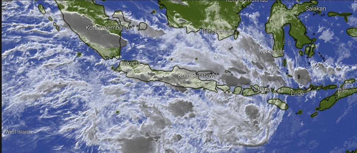 Sejumlah wilayah baik di Sumatera, Jawa, Bali dan NTB malam ini pukul 19:21 WIB 06/04/21 mulai terkena imbas dari siklon Seroja  tetap waspada akan potensi Meteohazard dan  
<a href="/infomitigasi/">INFOMITIGASI</a>