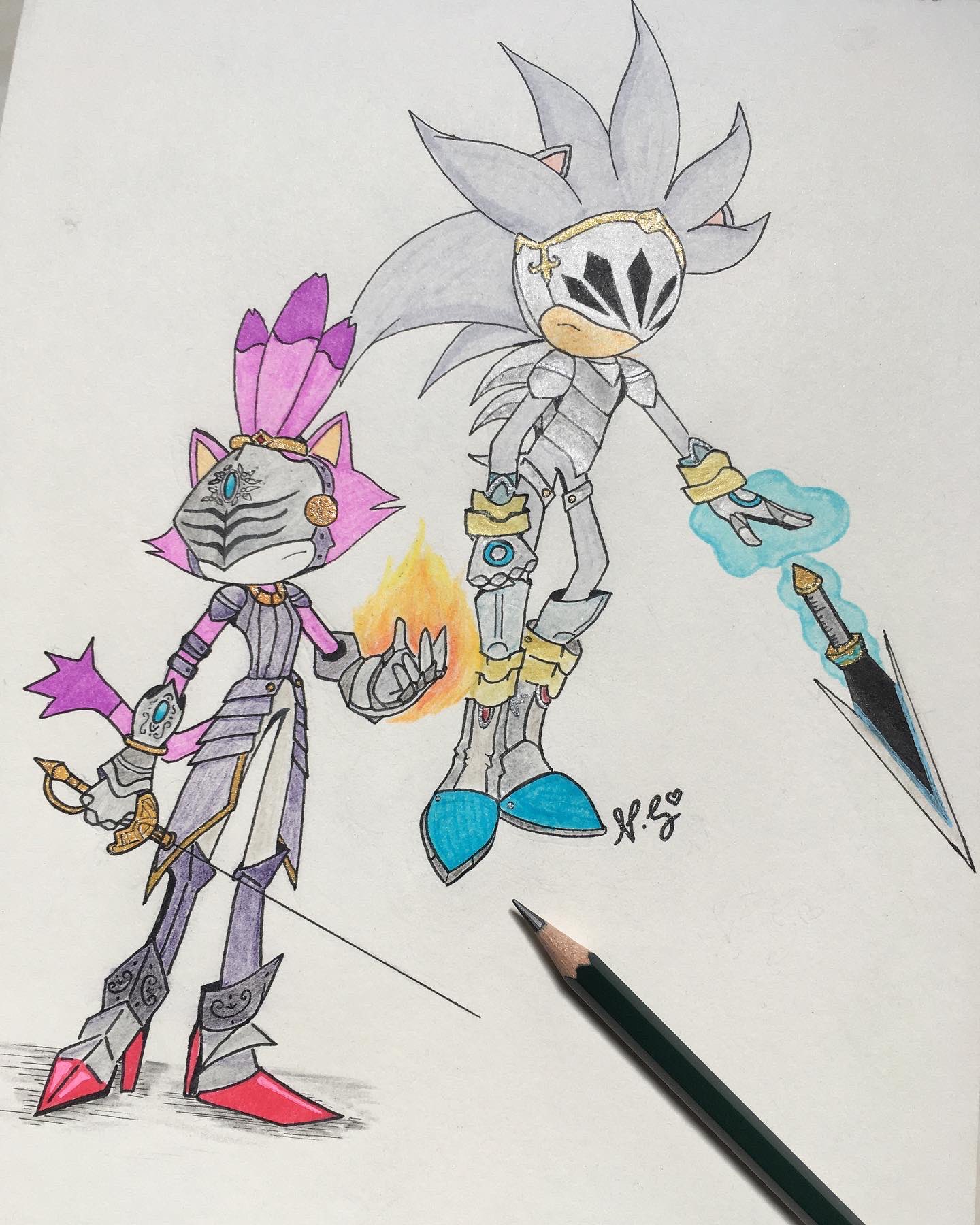 Sir. Silver  Silver the hedgehog, Sonic art, Sonic the hedgehog