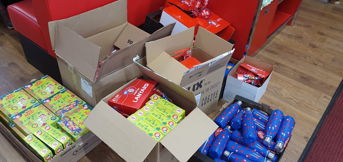 Big Thanks to Sainsburys Garthdee for their fantastic donation of  fun Red Nose Day goodies for Families of our food bank. 🔴