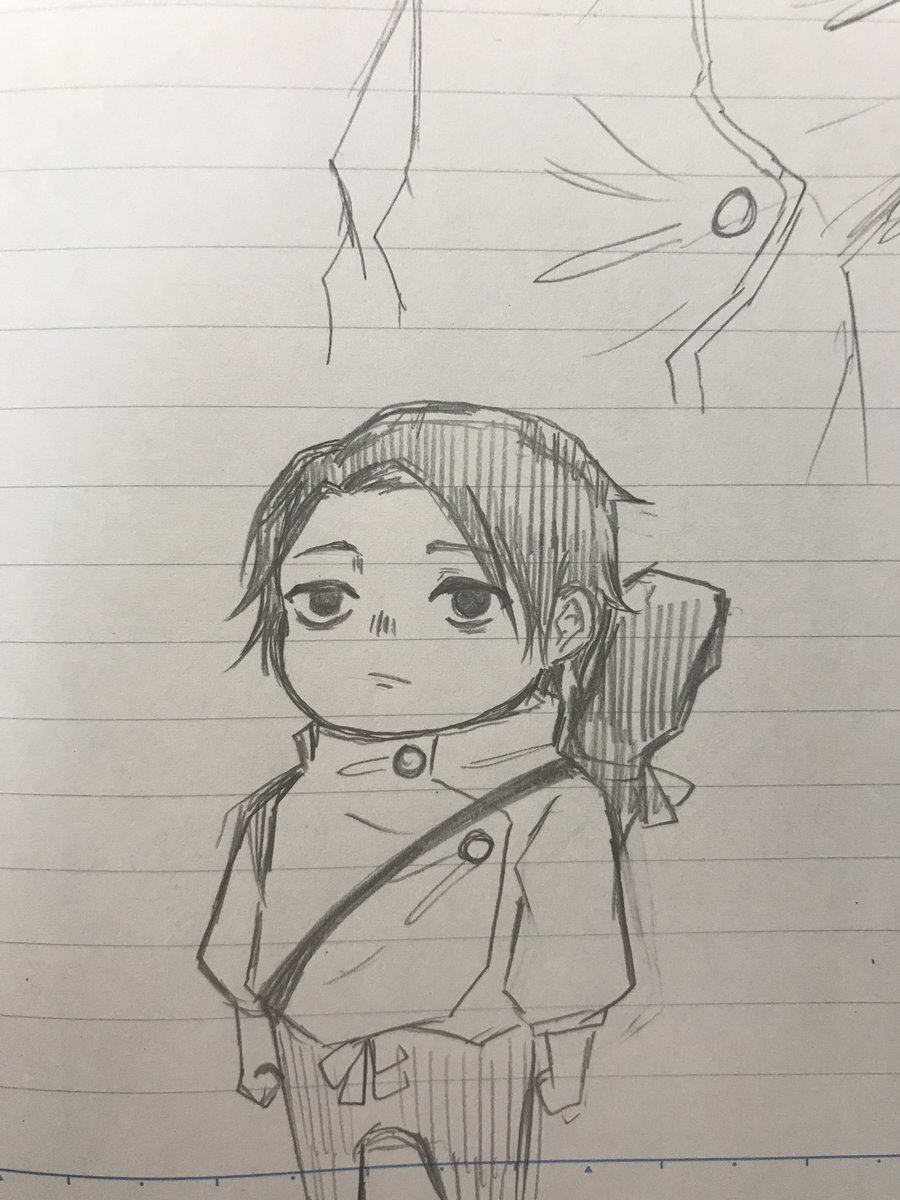 講義の休憩時間に描いてた 