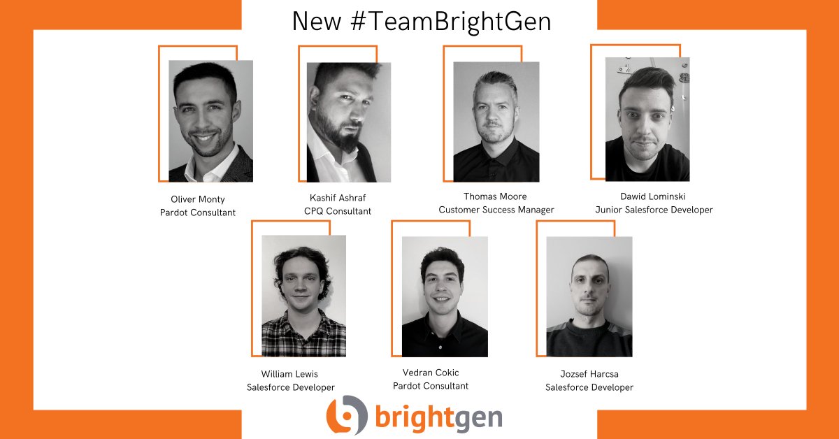 BrightGen's tweet photo. Help us welcome last month's #newstarters! With all the ice-breakers and clubs running internally, newcomers get a taste of our culture albeit virtually. Welcome all to #TeamBrightGen! For available roles at #BrightGen, click: https://t.co/pvx8obB3xh https://t.co/XXbSL2S3gx
