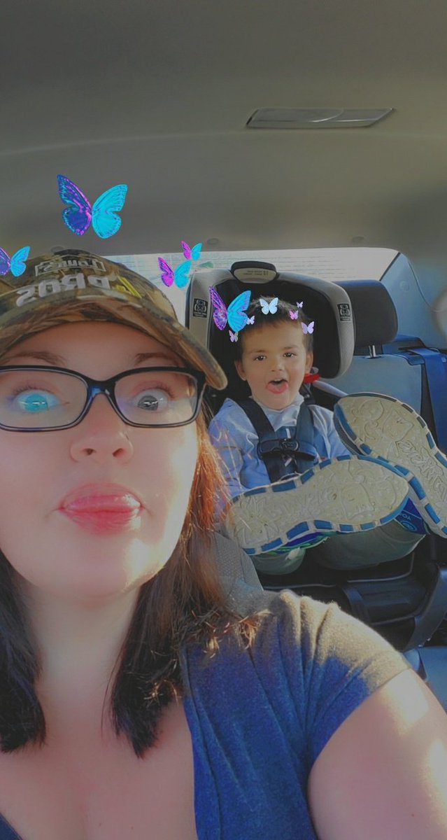 Just a boy and his mom