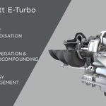 Electrifying a turbo removes the constraint of needing a small turbine with excellent efficiency to drive the compressor at low flow rates. It allows us to right-size the turbine for Lambda 1 rated power. 
#GarrettMotion #ETurbo #ElectricTurbo 
