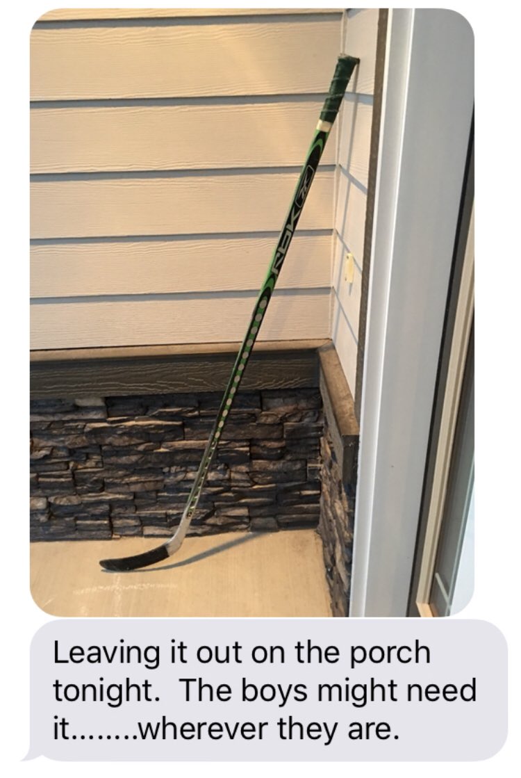 BrianMunz9's tweet photo. The 1st stick .. 3 years ago tonight.  ❤️ to everyone. 💚💛
#sticksoutforHumboldt https://t.co/Ww5Kzjxlgv