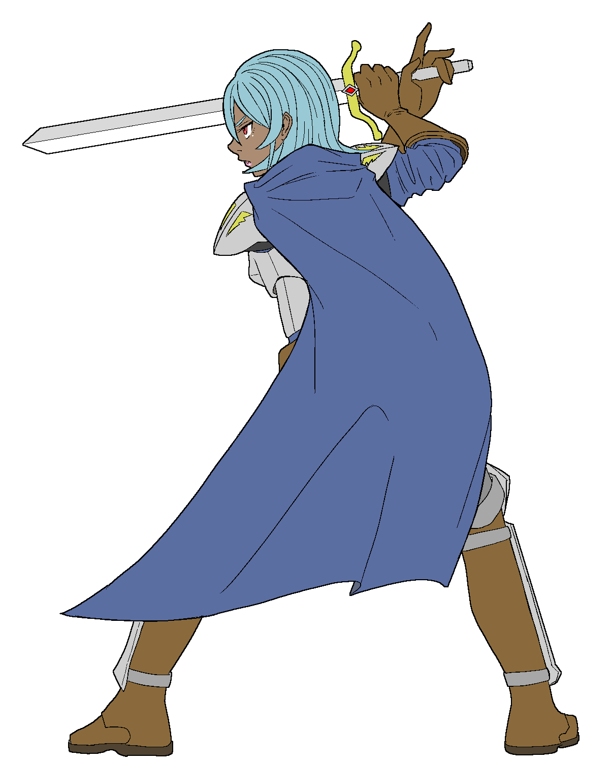 ウルフレッド ゲームの立ち絵作成 各キャラに一つ作る予定の決めポーズです 戦闘前とかに使えそうですね イラスト ゲーム制作 オリジナル T Co Kvcggnkpvu Twitter