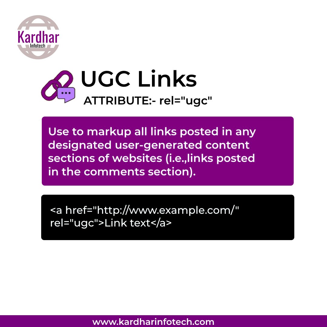 kardharinfotech's tweet photo. Are you confused by link attributes and don't know when you should use each of them?

 #ugclinks #sponsoredlinks #nofollowlinks #dofollowlinks #links  #websitedevelopment #webdevelopment #webdevelopmentlife #seo #searchengine #searchengineoptimization #seotips #KardharInfotech https://t.co/qoISlTHo6j