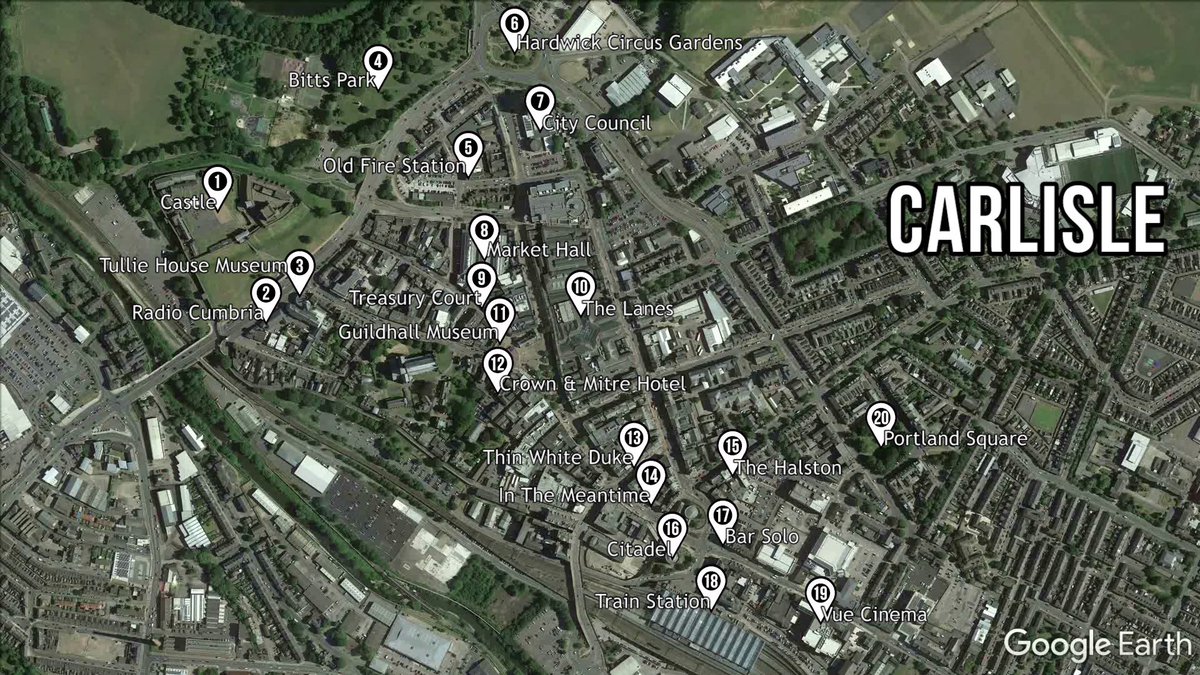 wherenextvlog's tweet photo. Check out our map of landmarks in the beautiful city of Carlisle! @CarlisleTIC @cumbriatourism @MarketCarlisle #BittsPark @CarlisleCC @cfmradio #InTheMeantime @TheDukeBar @TheHalston1 @TheWinterSpa #Citadel #BarSolo #Vue #TreasuryCourt #PortlandSquare @John4Carlisle @SnaperturePS https://t.co/ZybBkazVHp
