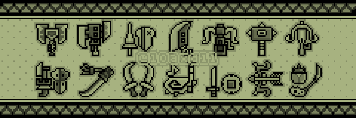 モンハンの武器ヘッダー描いてみたヨ 私は操虫棍一筋です