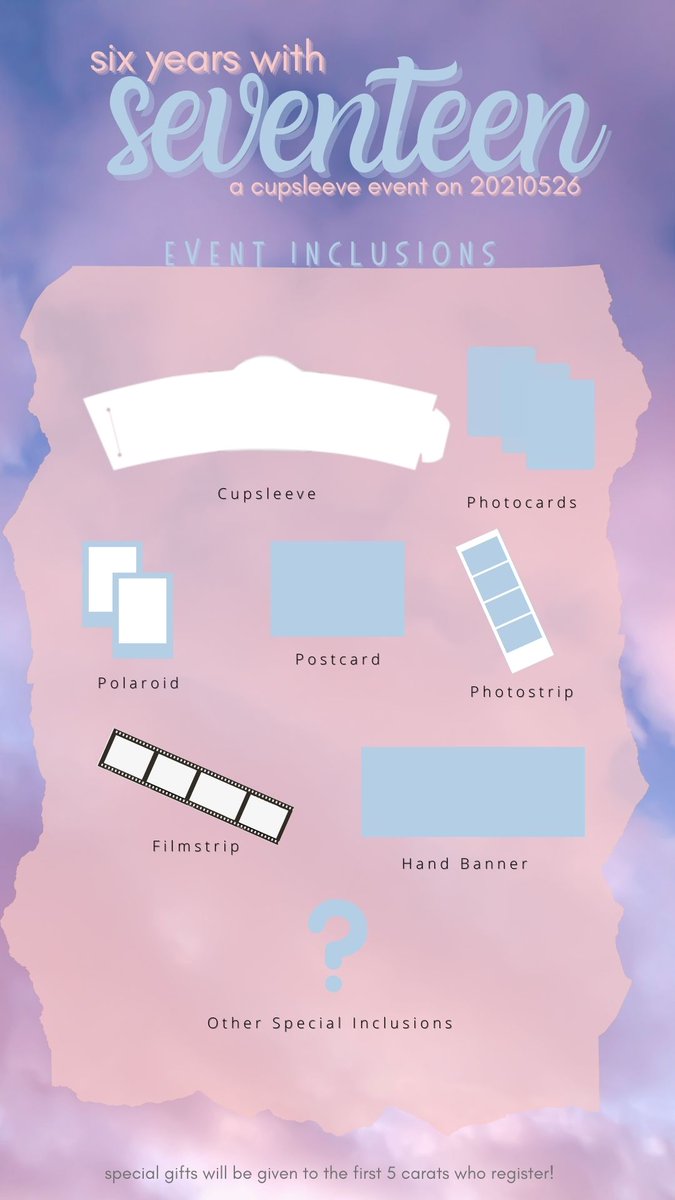 hisuihauls's tweet photo. 6 Years with Seventeen Cupsleeve Kit

💮 Cupsleeve Kit - Php 150 + lsf
💮 Cupsleeve Kit w/ Cookies - Php 180 + lsf
💮 Cupsleeve Kit w/ Cookies &amp; Drink - Php 220 + lsf

Special gift for first 5 buyers 💙

📌 DOO: OOS
📌 DOP: 50% after 7 days; remaining on  05/10 https://t.co/8d9od3cDfW