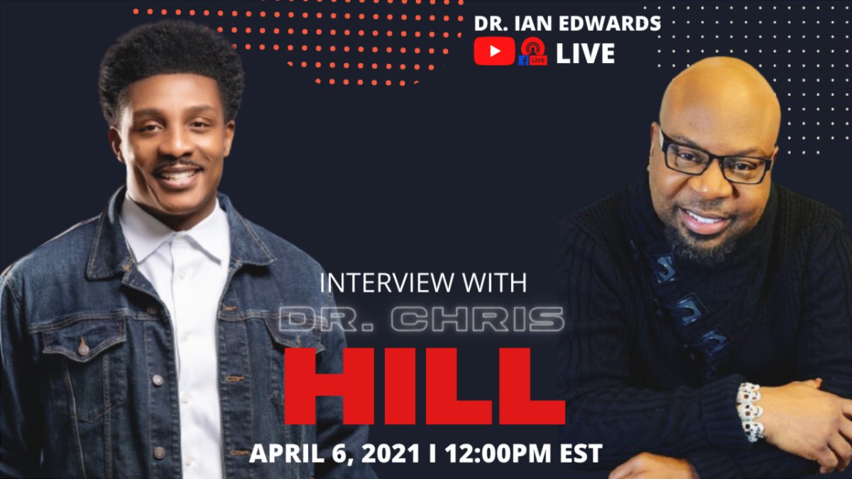DrIan_Edwards's tweet photo. JOIN ME TODAY @12:00pm EST.
🎤 Interview w/Dr. Chris Hill @roarchrishill 

I’m excited to talk with this amazing Pastor, Preacher and Mentor. 
📱 👨🏾‍💻 Pull up at lunch watch us on:
Dr. Ian Speaks FB page (LIVE) 
Dr. Ian Edwards YouTube Page (LIVE) https://t.co/YmojX9w9RI
