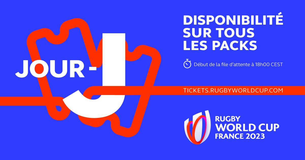 saintchamond's tweet image. // Coupe du Monde de Rugby France 2023 // 

🏉 Ouverture de la billetterie ce soir, avec début de la file d'attente à 18h00. Découvrez les différents packs !

👉 Découvrez en avant-première le calendrier des matches ! 
rugbyworldcup.com/2023/matches