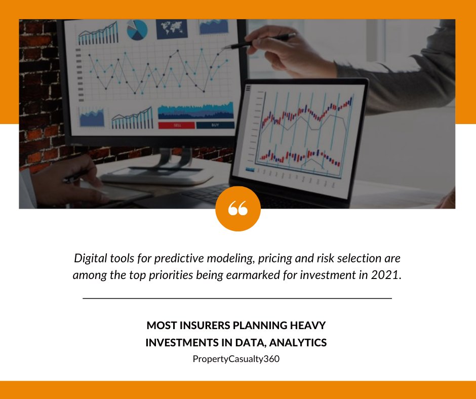 "Digital tools for predictive modeling, pricing and risk selection are among the top priorities being earmarked for investment in 2021." ow.ly/TWGs50Eh0KJ

#InsuranceIndustry #Data #Analytics #Claims #Adjusters #Syndicate #EveryClaimEveryTime
