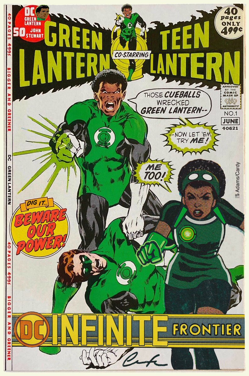 #GreenLantern 1 @DCComics #GreenLanternJohnStewart50 hosts a stellar #DCSuperHeroesInSpace reset with #strongWilled Soy/Santucci/Sinclair #artAndColors + those #Starheart beats & L.E.G.I.O.N. looks prove Thorne evergreen