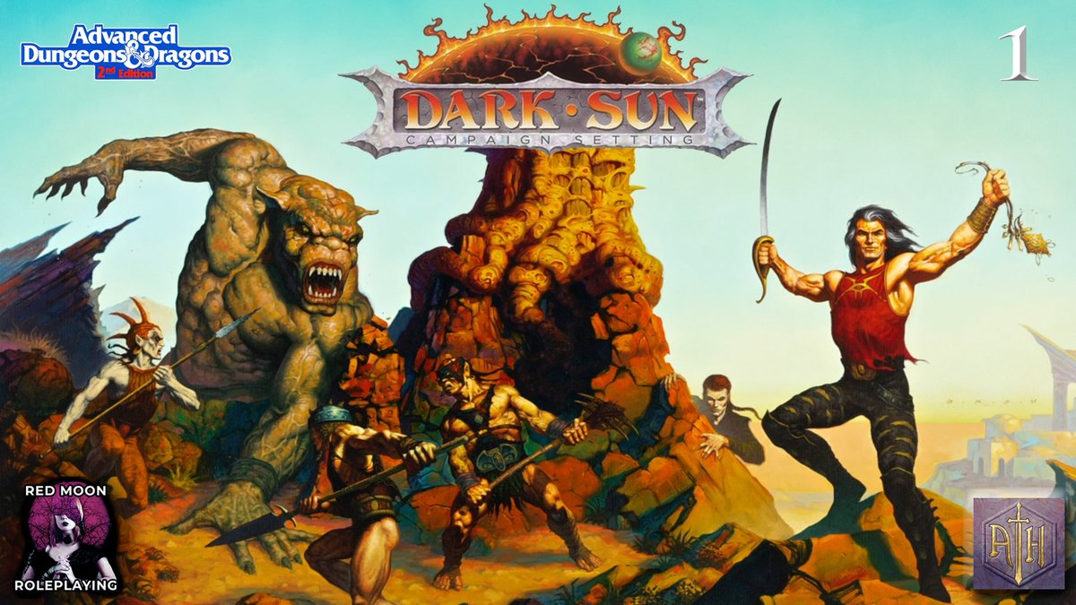 We have again collaborated with our friends at @adventure_hook, and led by @olmancampbell we take on Dark Sun for AD&amp;D 2nd Edition in the adventure "A Little Knowledge". Welcome to Athas! #dnd #darksun <a href="/TheReliquum/">Robert Randle (Blackspire RPG/Adventure Hook pods)</a> youtu.be/2QiNh_rcgYo