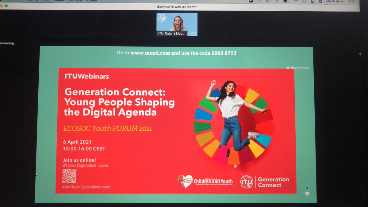 ale_sntn's tweet photo. Día 1 del Foro de la Juventud de ECOSOC #Youth2030 #GenerationConnect #DelegaciónMAM @MarAdentroAC https://t.co/XrPgF8Du62