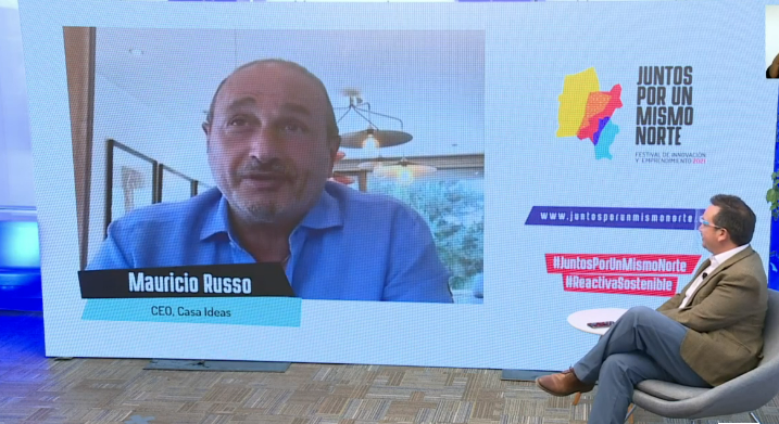 ACCION_Empresas's tweet photo. 🔴 Los #emprendedores son valientes, creativos, optimistas y resilientes. Salir del subdesarrollo tiene que ver con el emprendimiento, asegura Mauricio Russo (@porusco), CEO de @casaideascl en #JuntosPorUnMismoNorte.

Streaming: https://t.co/optThICPQR

 #reactivasostenible https://t.co/YX2BuRblDn