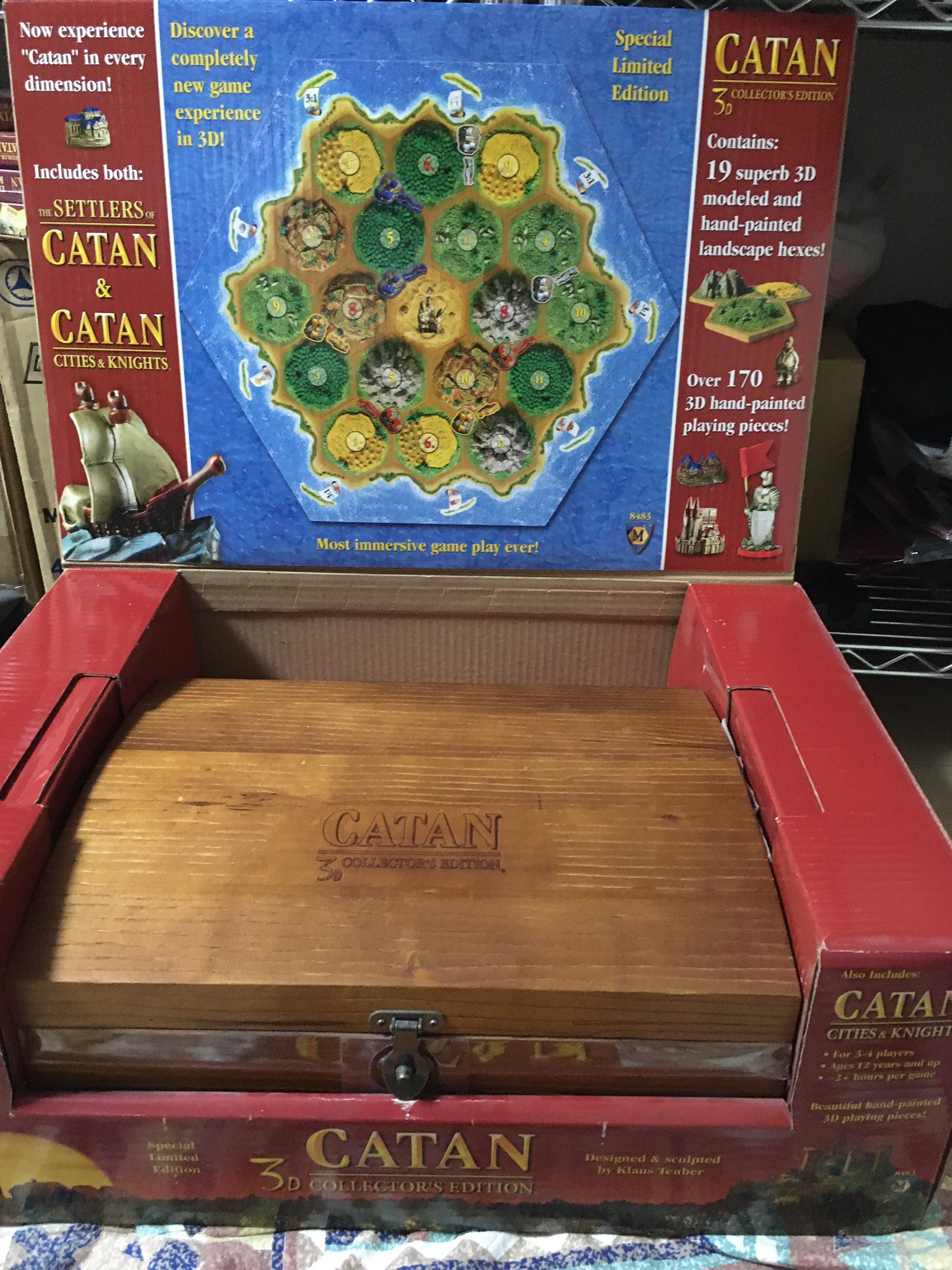 Catan3D コレクターズエディション 木製収納ボックス付き 3Dカタン Catan3D コレクターズエディション 木製収納ボックス付き 3Dカタン