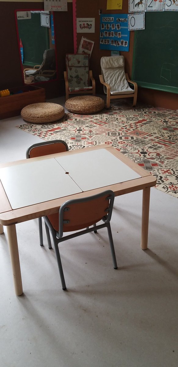 EscolaPereVila's tweet image. Quina sorpresa que han tingut els infants de P3!! Avui han estrenat el  paviment nou a les seves  aules. @EscolaPereVila @consorciedubcn