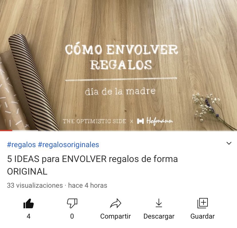 optimisticside's tweet photo. Nos hace muy felices que salga a la luz este vídeo que hemos preparado junto a @HofmannEspana para el día de la madre ❤️ Os dejamos aquí el enlace para que podáis verlo: https://t.co/0r4GXa7nzx ¡Esperamos que os guste! https://t.co/B1hyzevclH