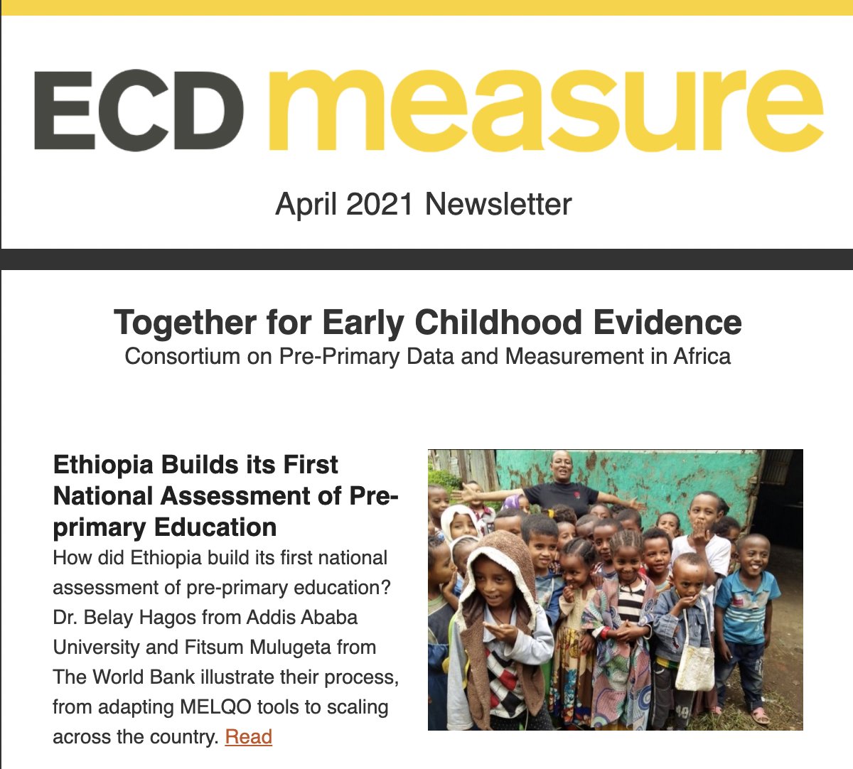 🌷🆕 Our latest newsletter is hot off the presses! We share our recent blogs + publications, &amp; what we've been reading in #earlychildhood measurement, #ECD, #ECE, &amp; #ECEWorkforce news!
🗞 Read it here >> bit.ly/2PXCl72
📬 Join our mailing list >> bit.ly/3mp4ekx