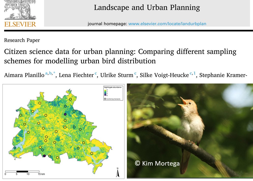 Science with #CitizenScience data: great collaboration between <a href="/EcoDynIZW/">Ecological Dynamics</a> @mfnberlin <a href="/ff_nachtigall/">Forschungsfall Nachtigall</a> reveals potential #nightingale habitat in #Berlin. 
@naturblickmfn <a href="/Team_eBird/">eBird</a> @SenUVKBerlin @LeibnizIZW <a href="/TUBerlin/">TU Berlin</a> <a href="/BBIB_Berlin/">Biodiversity Berlin</a> #BIBS <a href="/BMBF_Bund/">By Ethical Hacker</a> <a href="/mitforschen/">mit:forschen! Gemeinsam Wissen schaffen</a> #UrbanEcology #birds