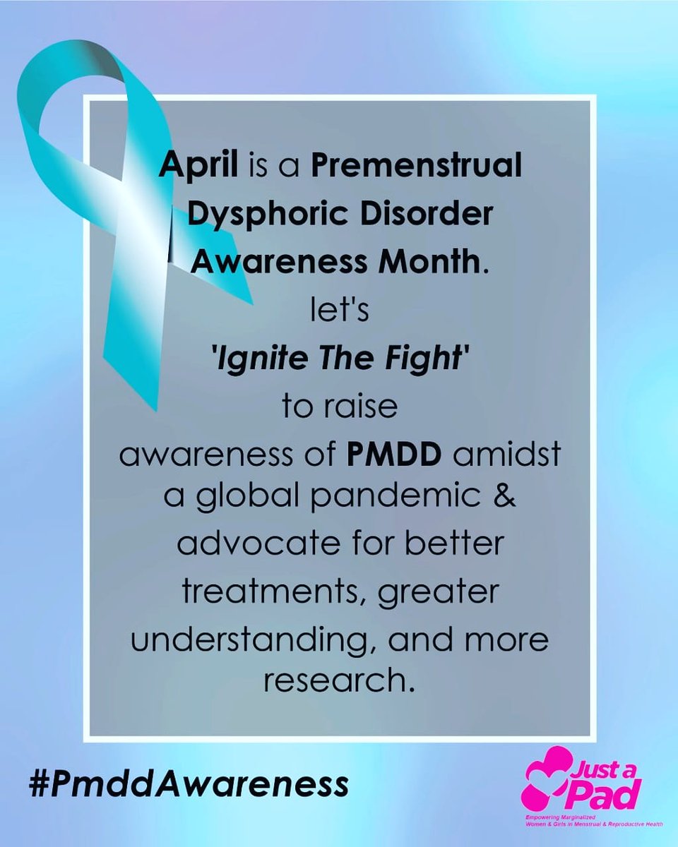#PmddAwareness #Pmdd #JustApad