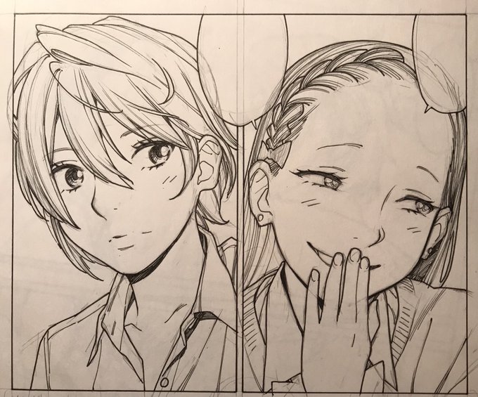 ペン入れ、8割終了。 