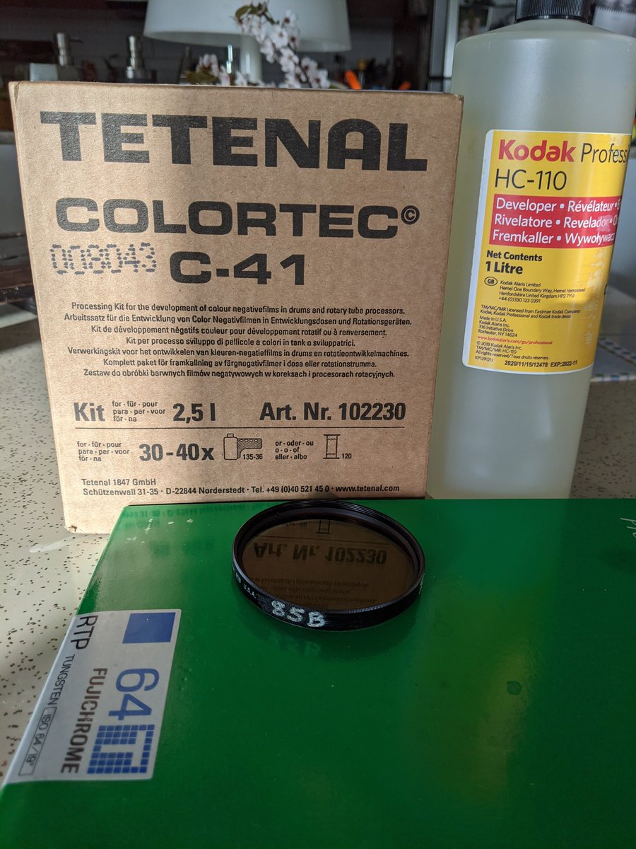 Watch this space for some expired and colour corrected 8x10 slides dev'd in C41 / HC110 courtesy a method from the madman here: youtu.be/Sw3cUs_eo-8