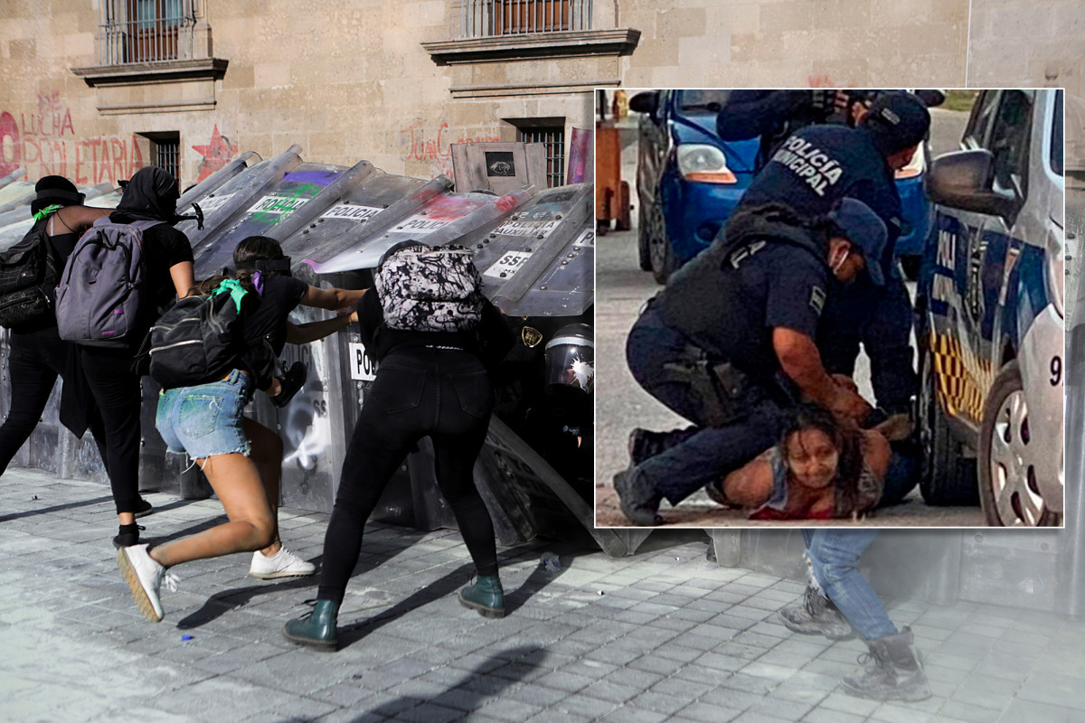 nypost's tweet photo. Death of Mexican woman pinned by cops draws comparisons to George Floyd https://t.co/tW5No6EVXP https://t.co/mNNvS2VptA