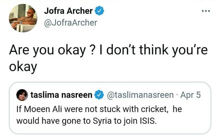 Moeen Ali was subject to an islamophobic attack and his teammates immediately rallied behind him, calling out the bigot. Contrast this with India, where Muslim actors, sportspersons, celebrities of all fields face vilest attacks routinely and their lifelong colleagues stay mum.