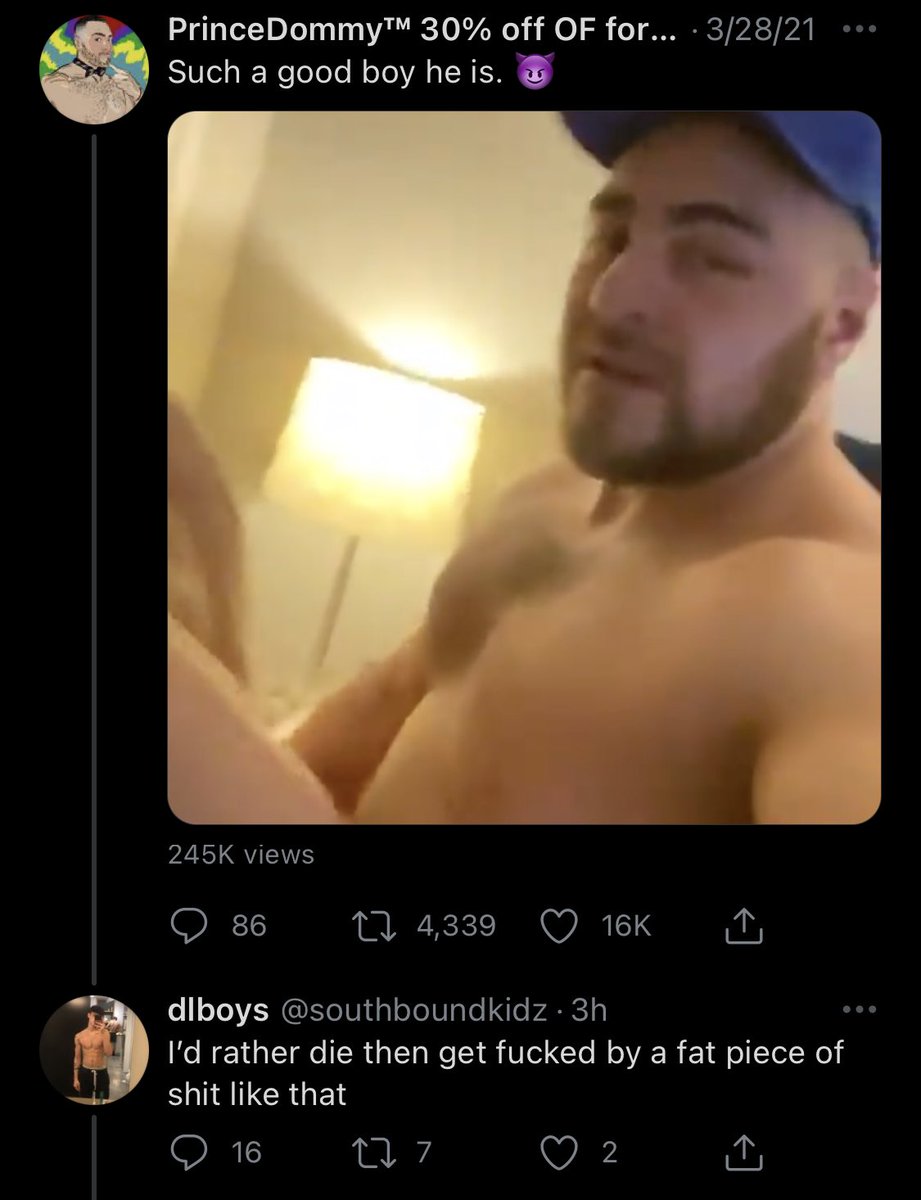 CanceledGays's tweet photo. .@southboundkidz is so desperate and disgusting to attack other sex workers for no goddamn reason https://t.co/sIxFffIkYO