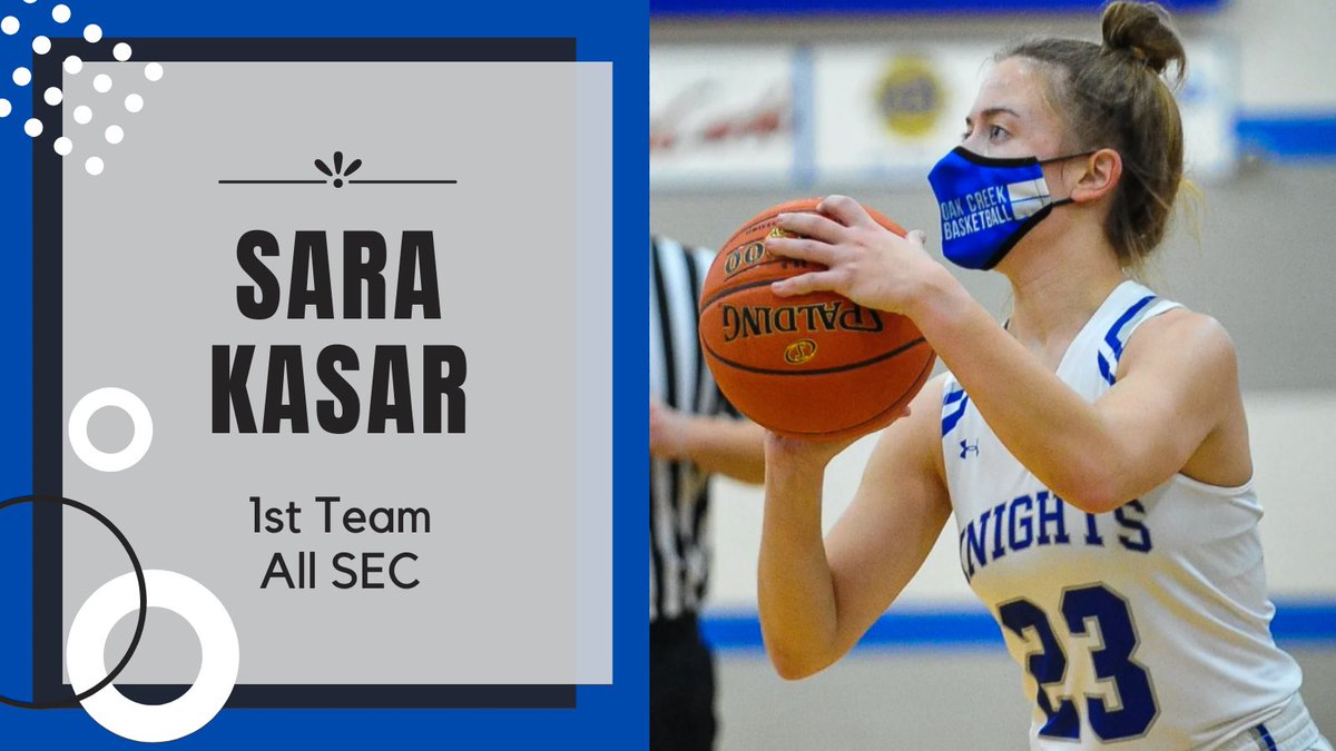 Congrats to Senior <a href="/sarakasar_23/">Sara Kasar</a> on being named 1st Team All-Conference! #GoKnights