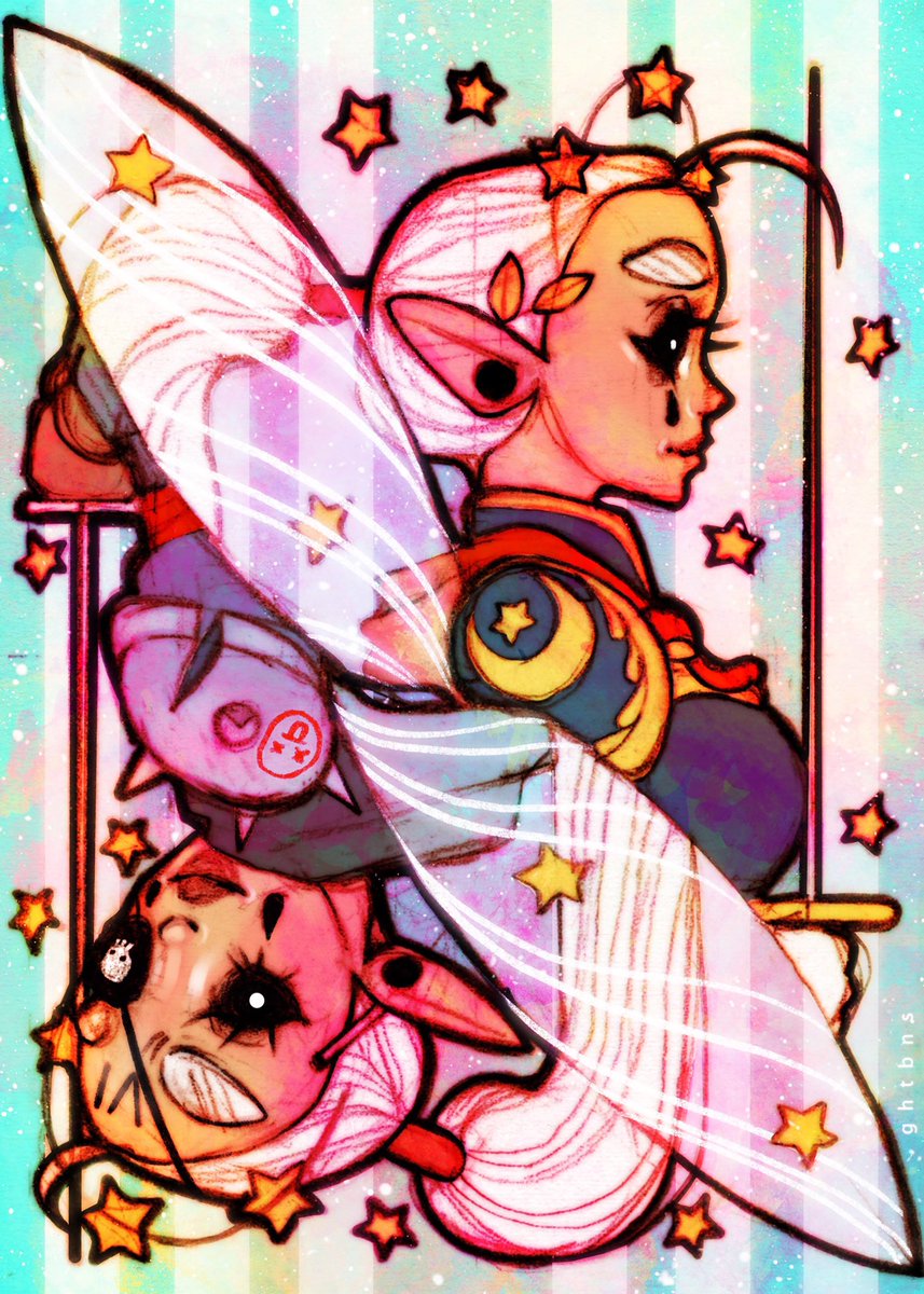 ghtbns's tweet photo. Day 2 of #fairyfaeweek2021 
Knight | Rogue

Rts r appreciated💖
#fairy #mixedmedia #illustration #oracle https://t.co/2AoXMc7bsJ