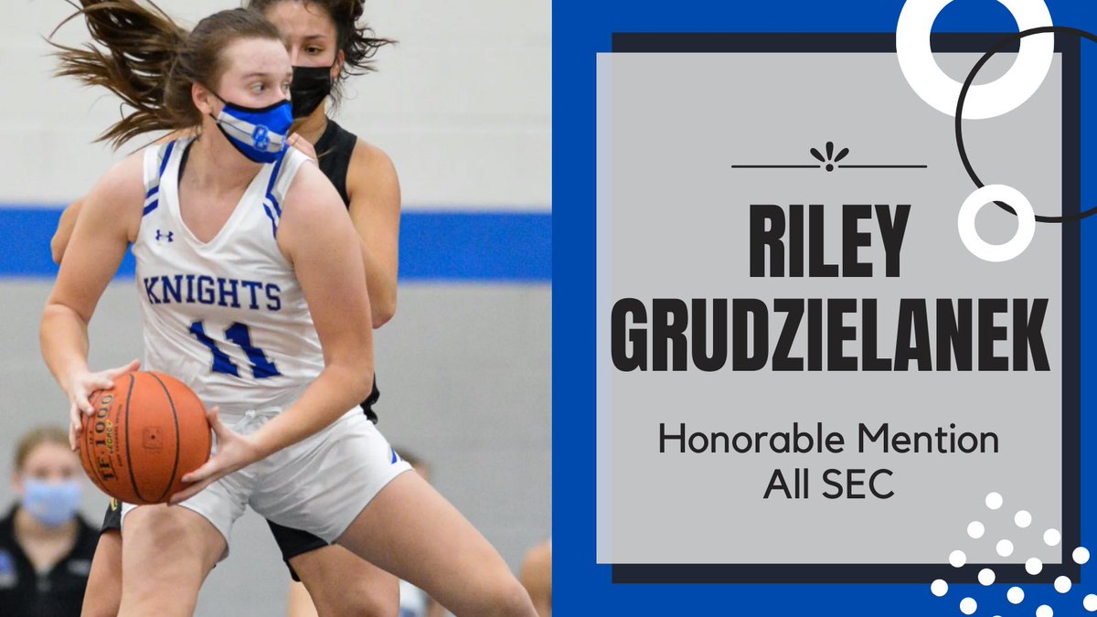 Congrats to Sophomore <a href="/rileygrudz/">Riley Grudzielanek</a> on being named All-Conference Honorable Mention! #GoKnights