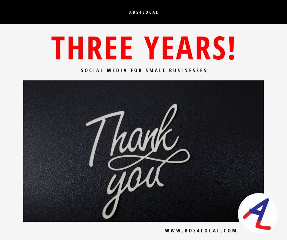 AdsForLocal's tweet image. Celebrating THREE years with Ads4Local!
We can&apos;t thank our clients enough for the opportunity and support!
.
👍💻⌨📲📈🇺🇸
#SocialMedia
#DigitalMarketing
#Pekin
#ShopLocal
#Strategy
#SocialMediaMarketing
#MarketingStrategy
#Mktg
#SocialMediaTips
#NetworkMarketing