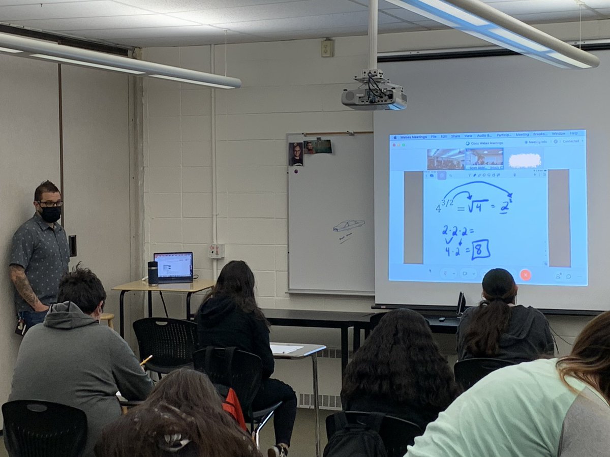 Our 8th graders are visiting 9th grade classes at LHS today virtually. Preparing for High School, building confidence, and growing in knowledge about next year. Taking transition by #StVrainStorm. <a href="/LongmontHS/">Jeff McMurry, Principal</a> <a href="/longs_peakms/">Longs Peak Middle School</a>