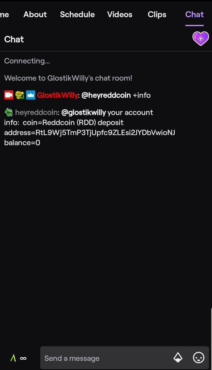 Our #ReddCoin brothers have made #Twitch tipping a thing! Now tip OR receive #RDD in Glostik chat! Early phase right now but this will turn into something legendary! 

$RDD #ReddShare