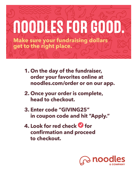 Please join us TOMORROW NIGHT from 4-8 at the Chanhassen Noodles and Co. for our first Spirit Night fundraiser. 25% of sales will come directly back to our program! Come eat and support our athletes! Roll Storm! <a href="/chanstormAD/">Storm Athletics</a> @chanprincipal <a href="/chanstormfb/">Storm Football</a>